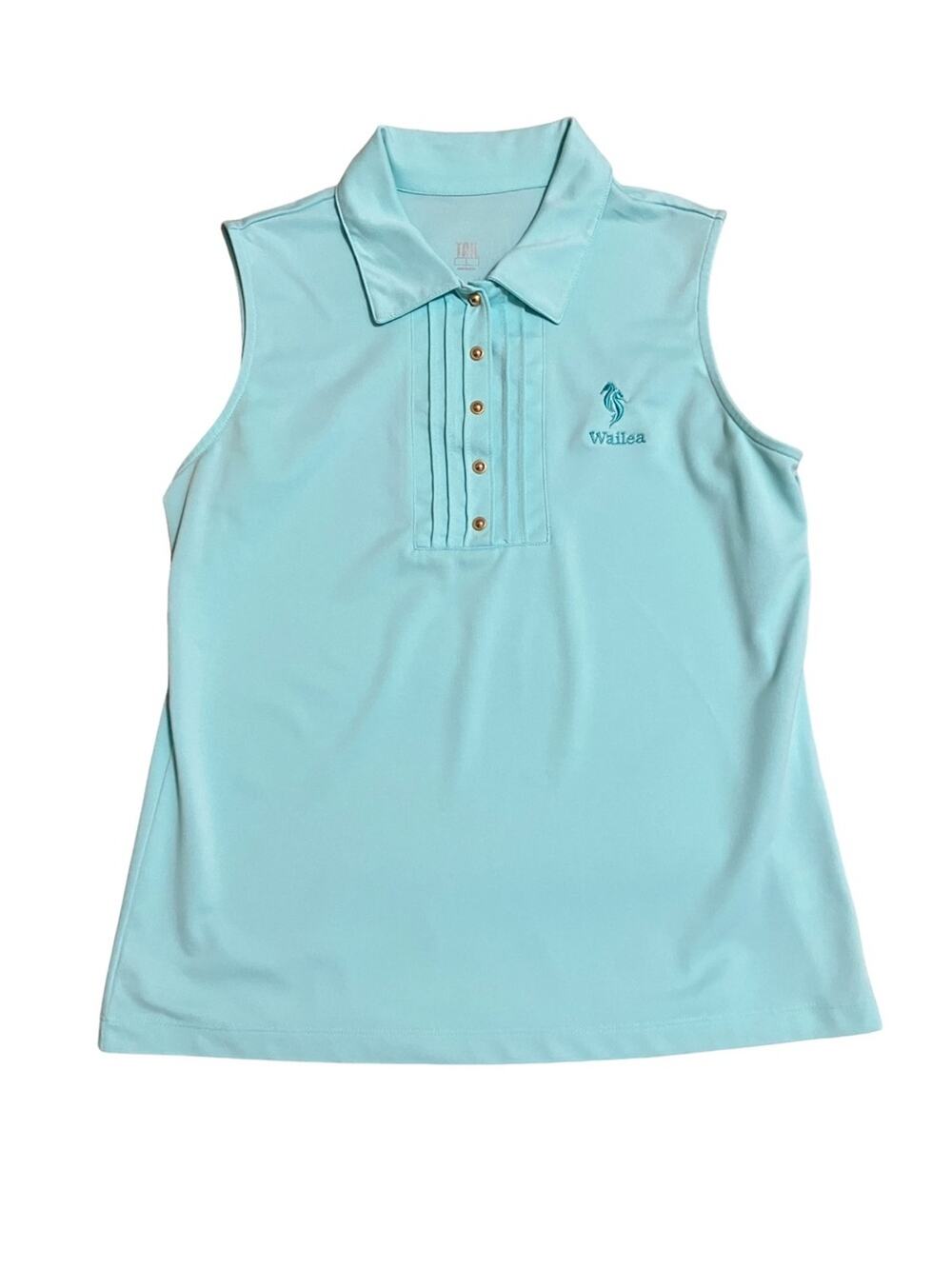 Tail Polo Top in Light Aqua